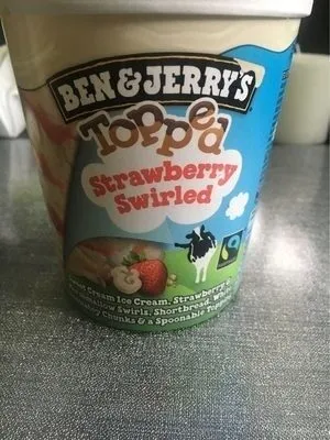 B &J 470ML Strawberry Swirled