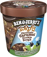 Ben & Jerry's Glace Pot Topped Chocolate Caramel Cookie Dough 470ml