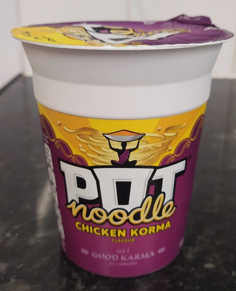 Pot Noodle Chicken Korma
