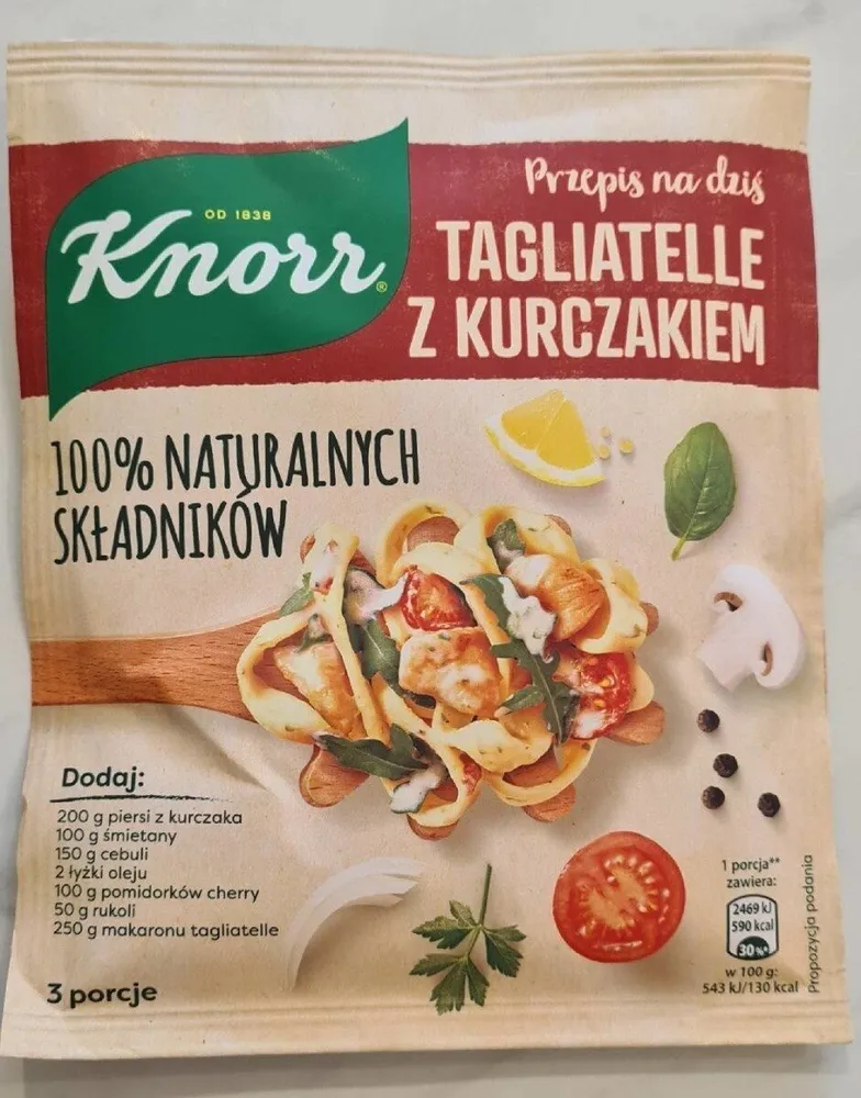 Tagliatelle z Kurczakiem