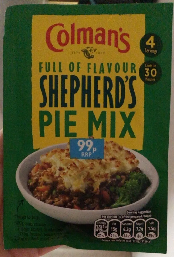 Sheperd’s pie mix