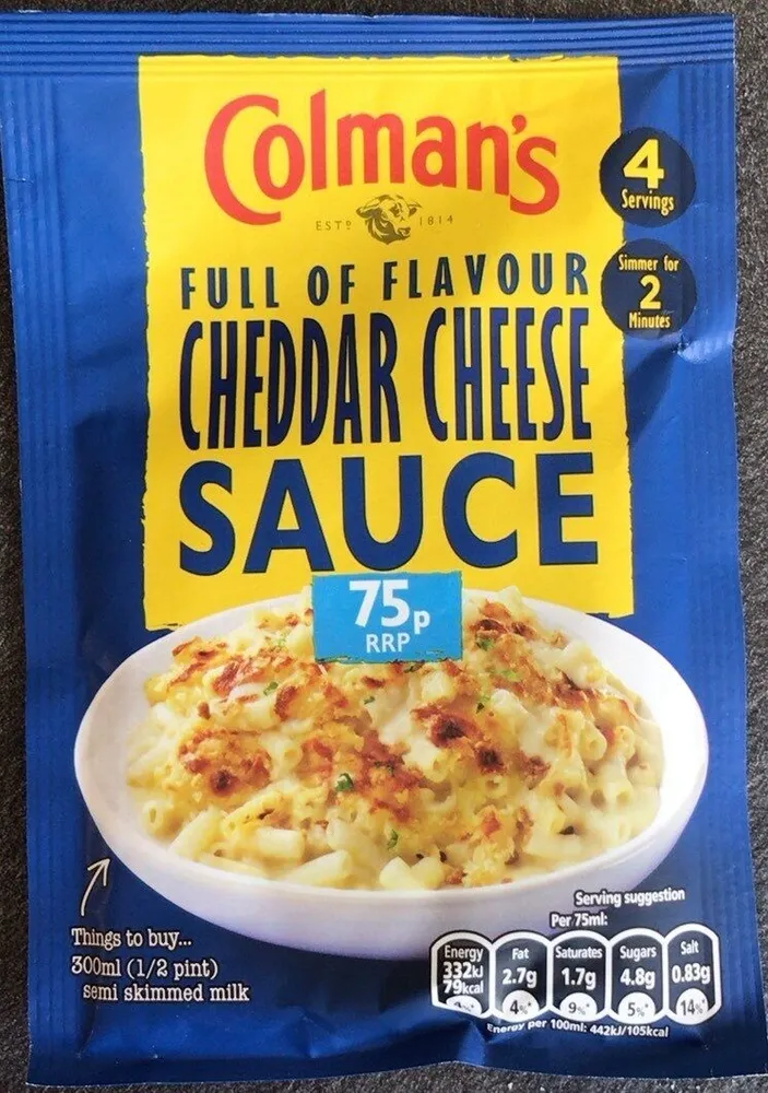 Cheddar cheese sauce