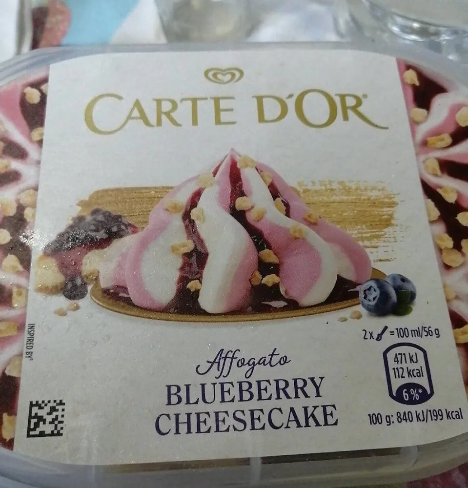 Blueberry cheesecake
