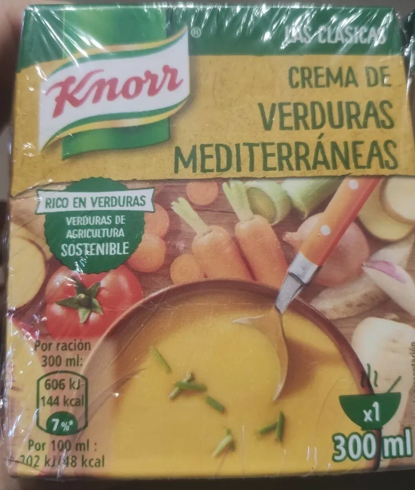 Crema de verduras mediterraneas