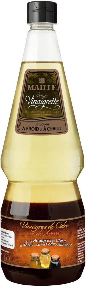 Maille Sauce Vinaigrette au 3 vinaigres 1L
