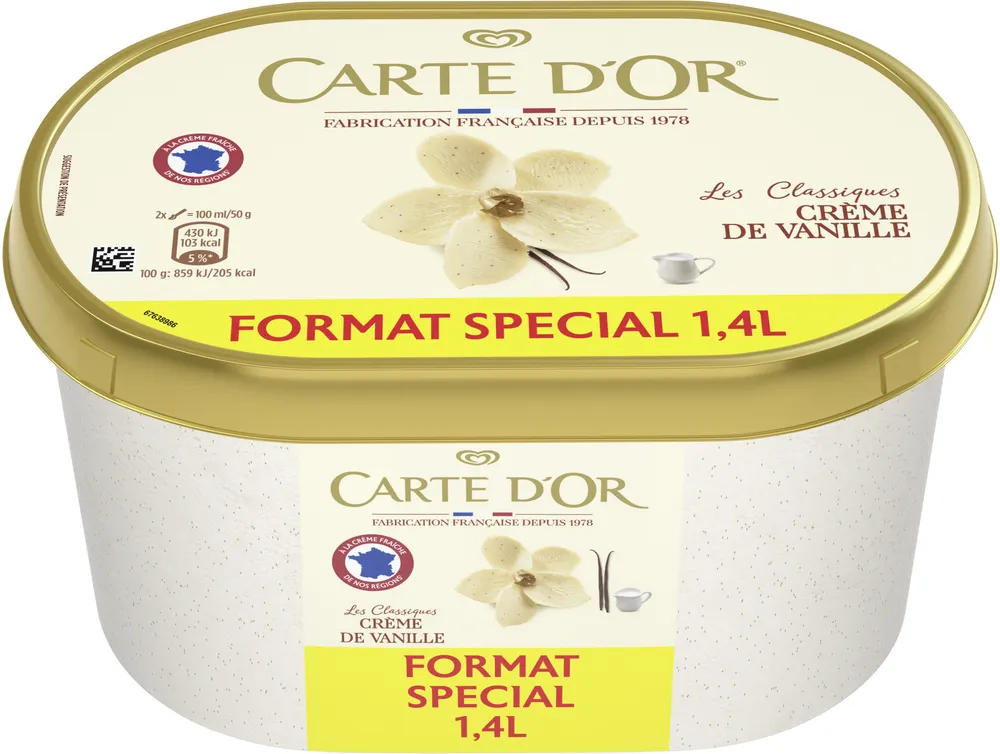 Glace Crèmes de Vanille de Madagascar