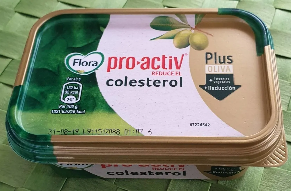 Pro- activ plus margarina con aceite de oliva tarrina