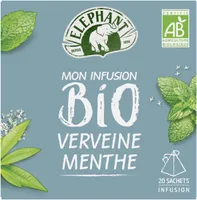 ELEPHANT Mon Infusion Bio Verveine Menthe 20 Sachets Pyramid®