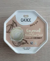 Coconut with a passion fruit twist