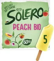 Solero Batonnet Sorbet Bio Pêche 5x52ml