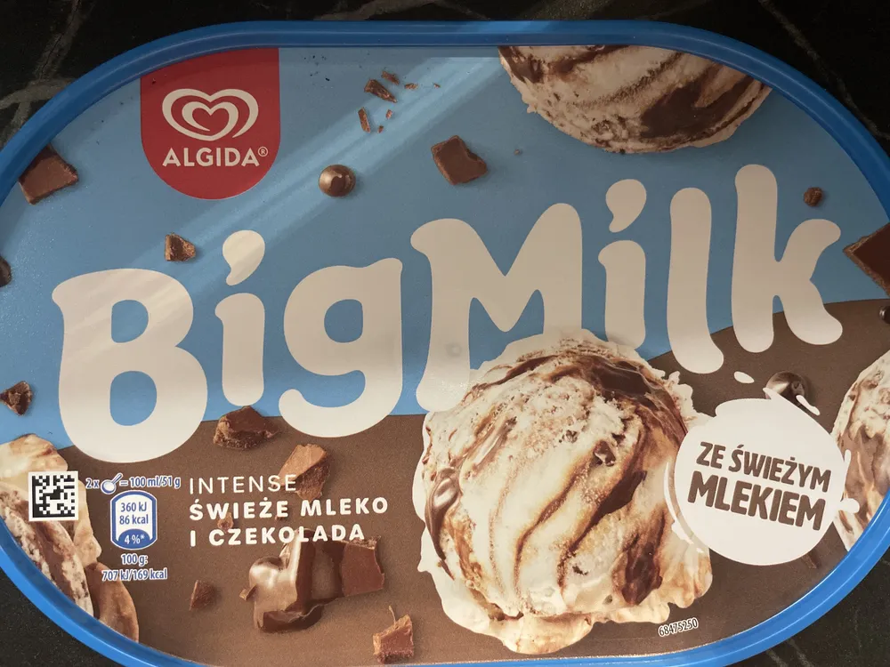 Big Milk Intense Świeże mleko i czekolada