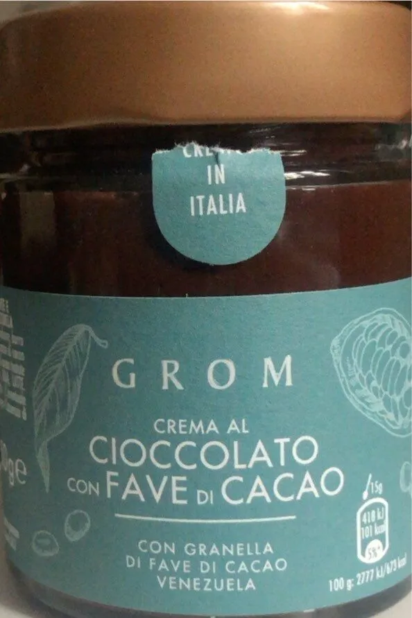 Crema al Cioccolata con Fave di Cacao