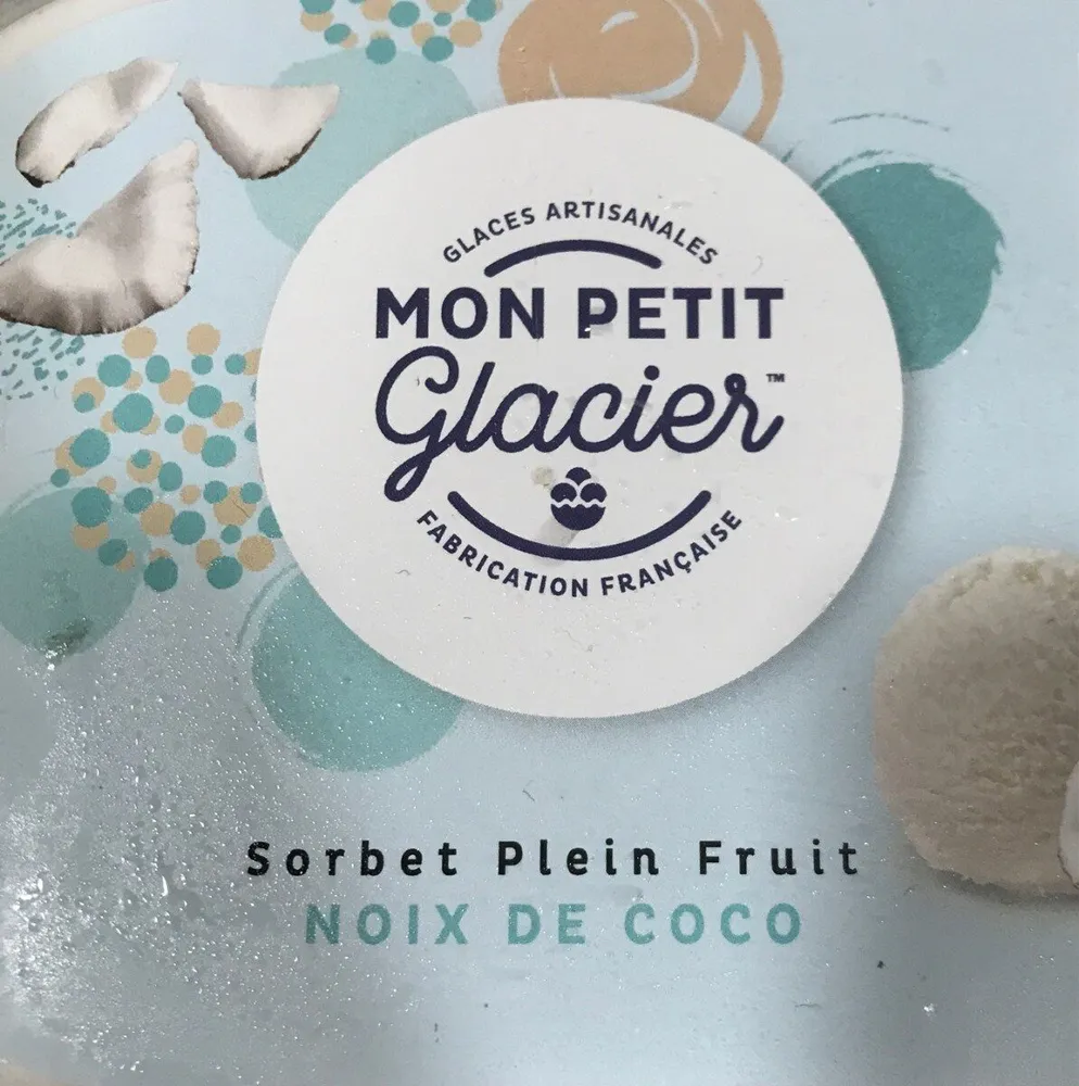 Sorbet plein fruit noix de cooc