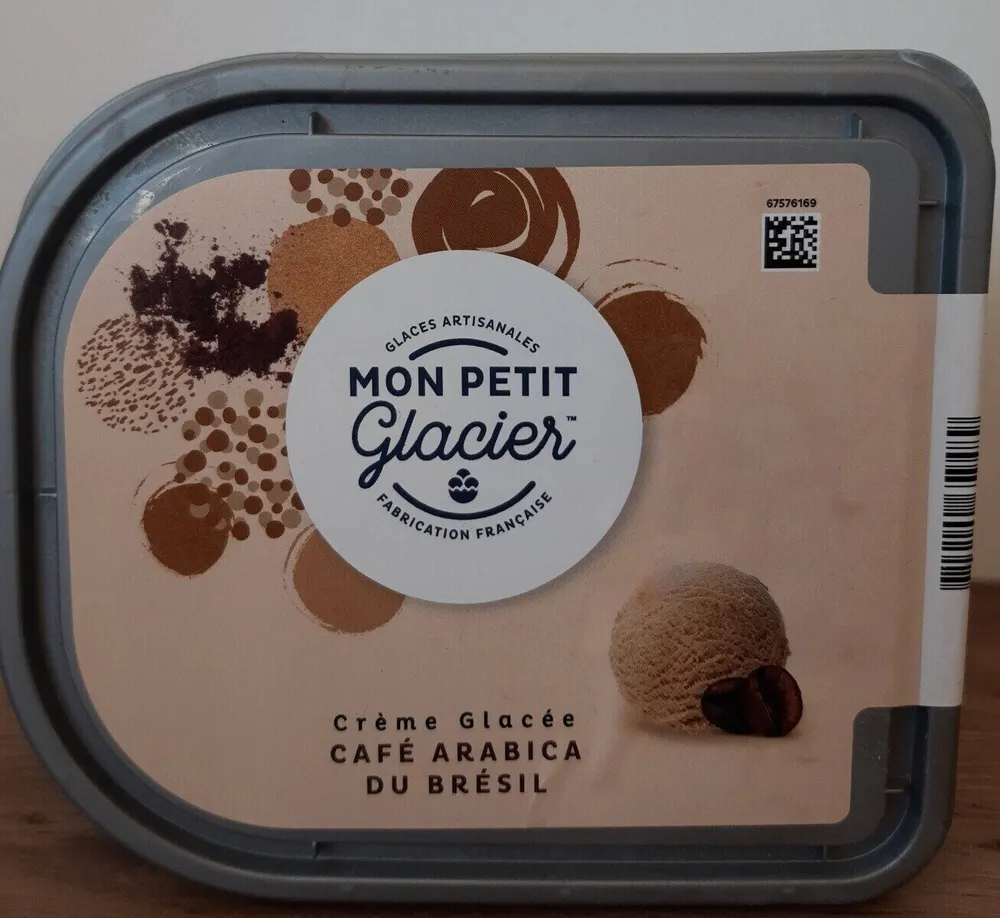 Crème glacée café arabica du Brésil glaces artisanales