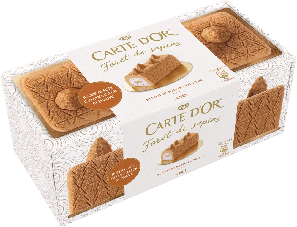 Carte D'or Inspiration Buche Glacée Caramel Guimauve 8 Parts 750ml