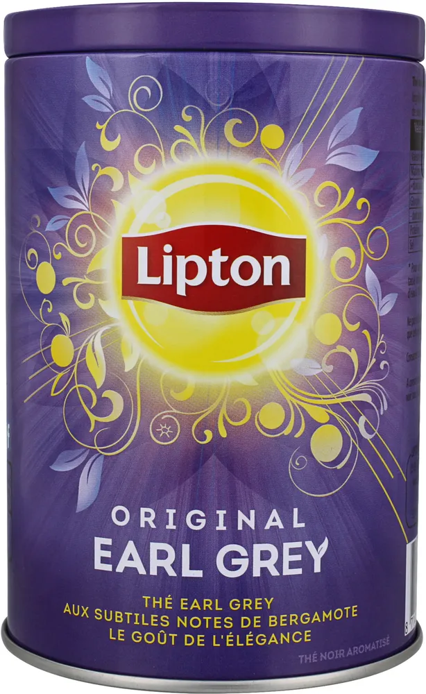 Lipton Original Earl Grey Thé Noir Notes de Bergamote 100g Vrac
