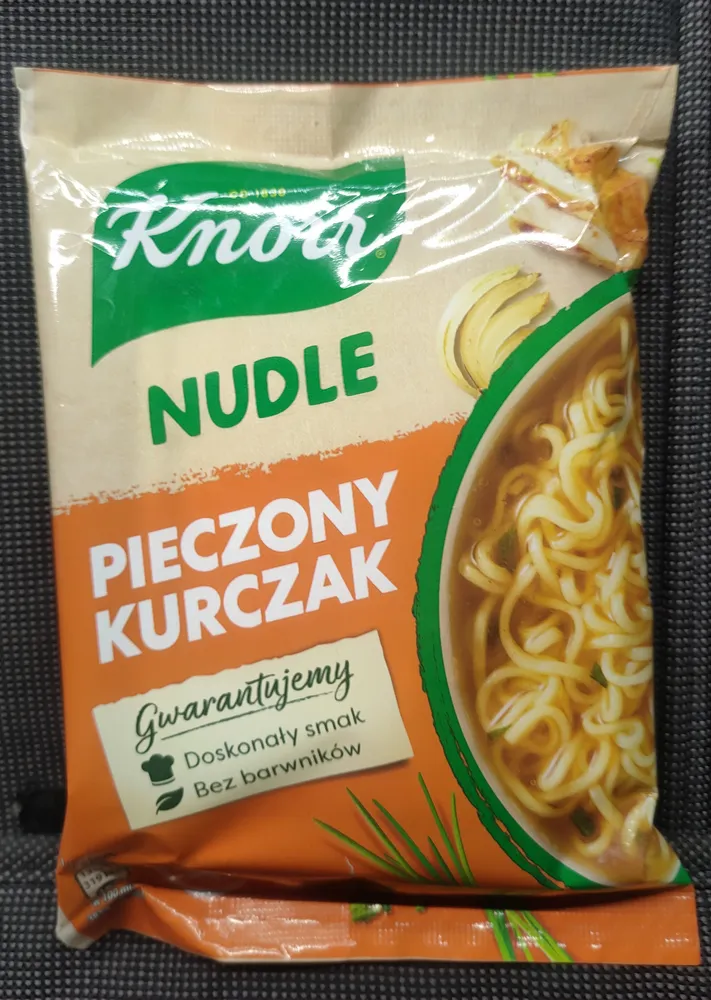 Nudle Pieczony kurczak