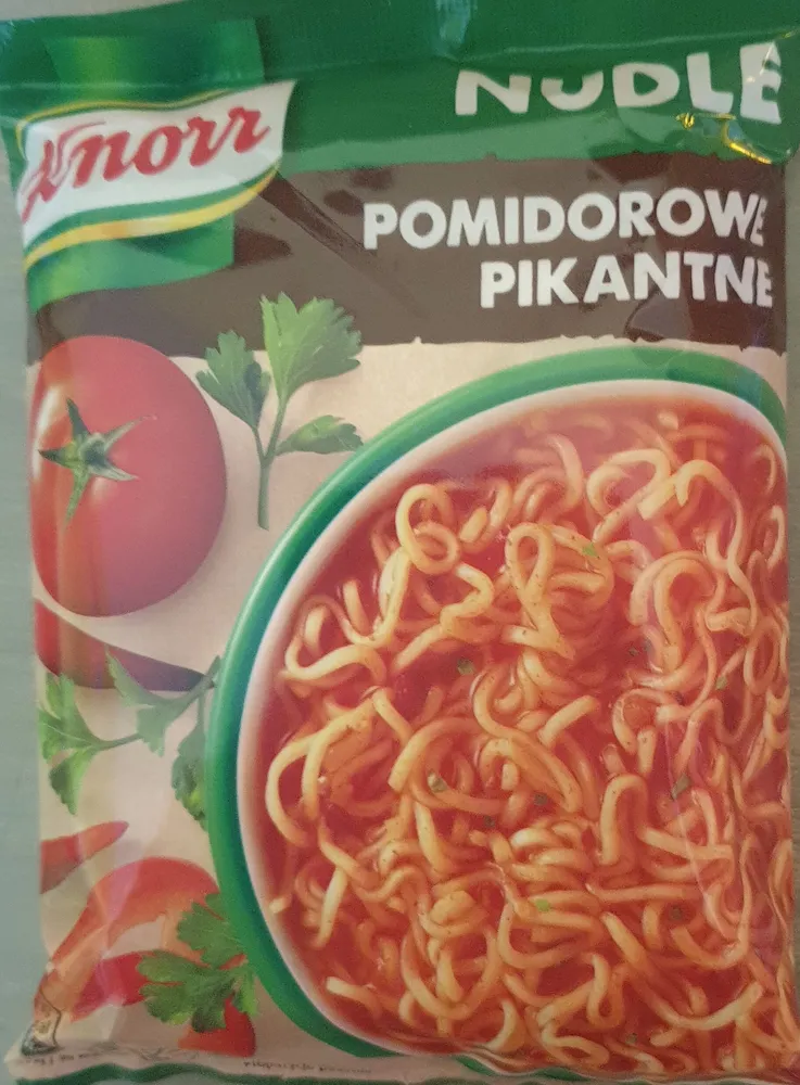 Nudle pomidorowe pikantne