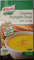 Knorr Creamy Pumpkin Soup with carrot