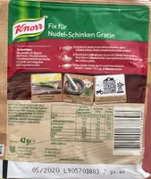 Nudel-Schinken Gratin