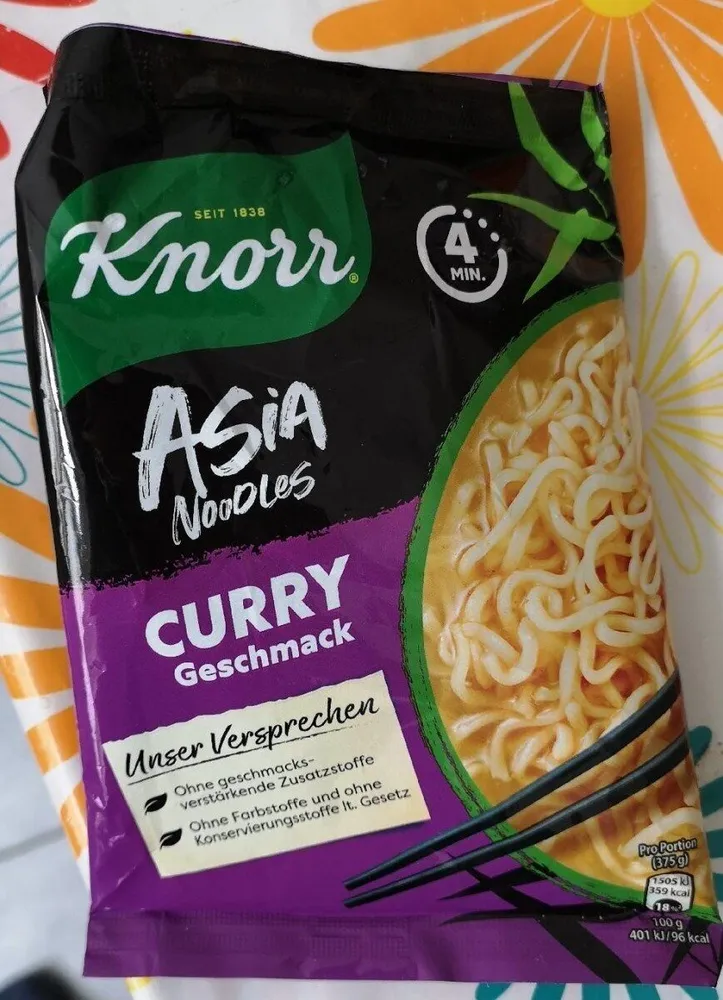 Asia Noodles Currygeschmack