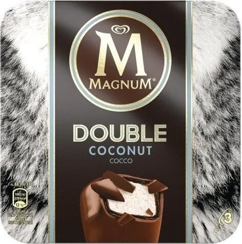 Double Coconut Ice Cream 3 x