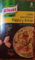 Caldo para hervir pasta y arroz