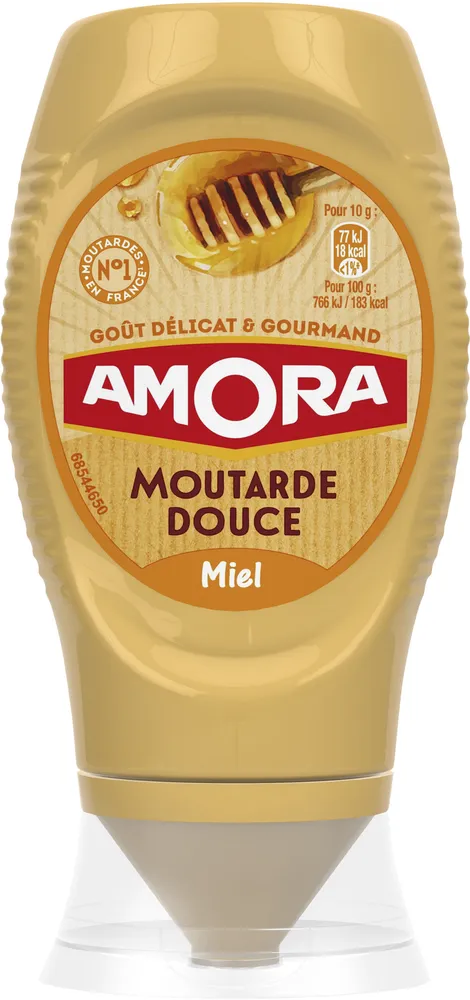 Amora Moutarde Douce & Miel Flacon Souple 260g