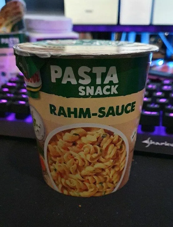 Pasta Snack Rahm Suce