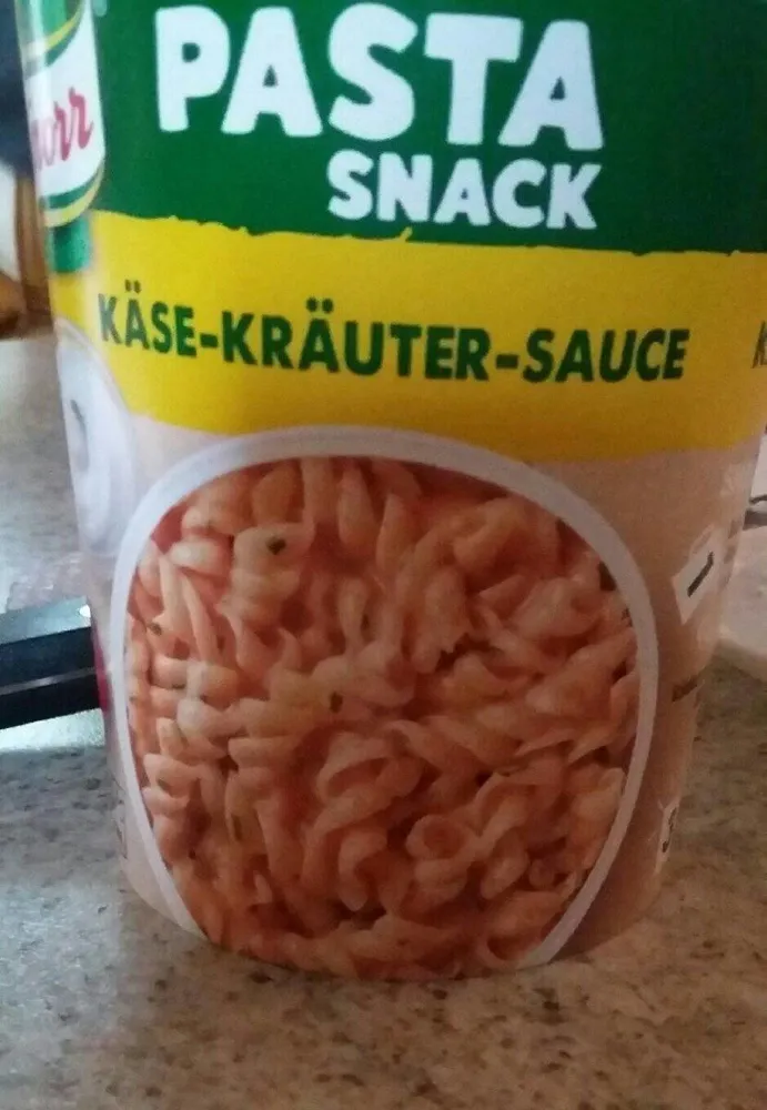 Knorr Pasta Snack Käse-kräuter-sauce