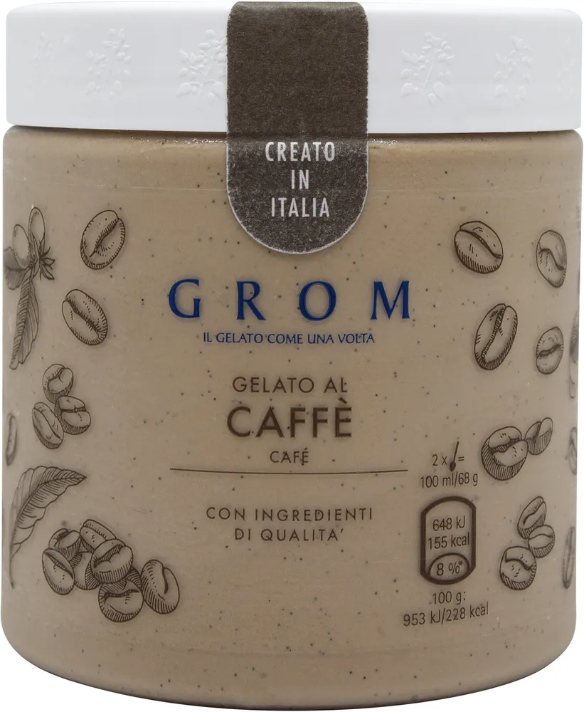 Grom Crème Glacée Pot Café 460ml