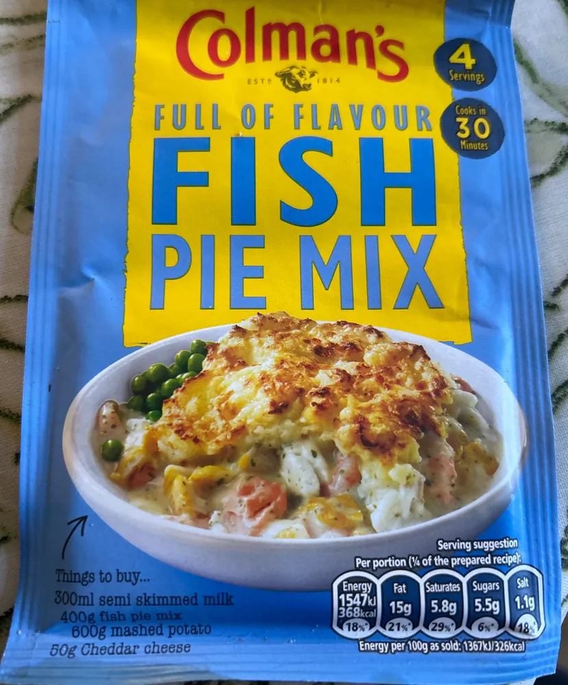Fish pie mix