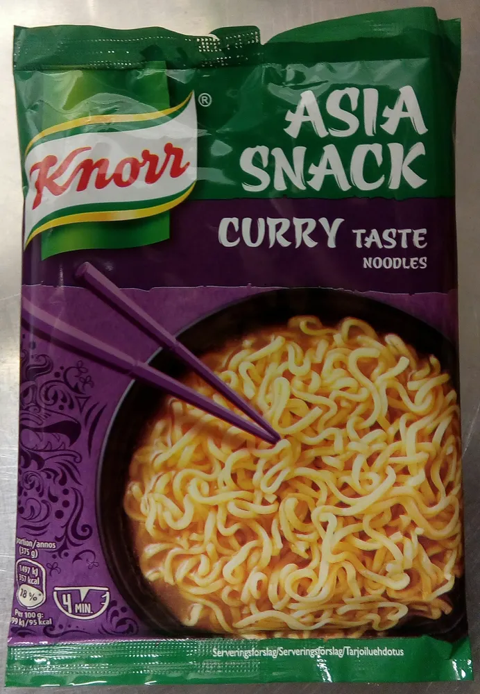 Knorr Asia Snack Curry Taste Noodles