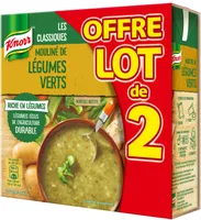 Knorr Soupe Mouliné de Légumes Verts 50cl Lot x 2