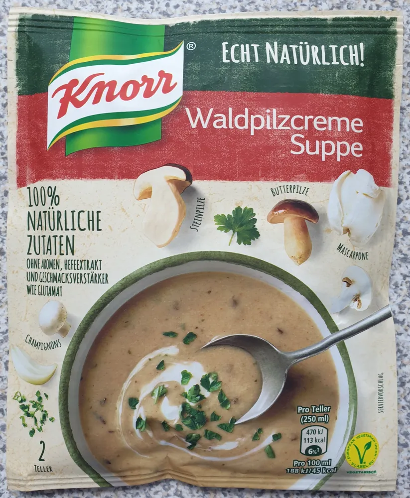 Waldpilzcreme Suppe 2Port. a 250g