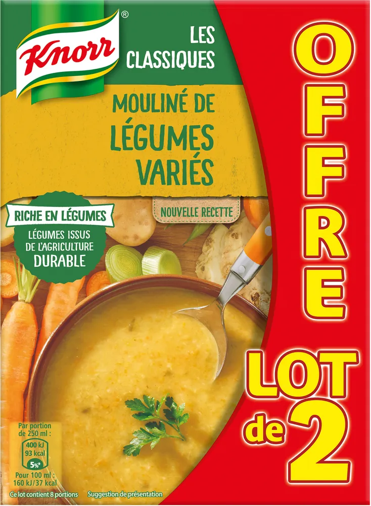 Mouliné de Légumes Variés
