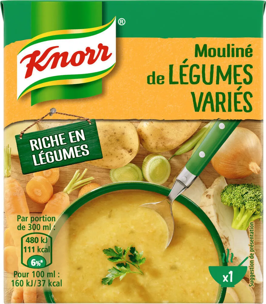 Knorr Soupe Mouliné de Légumes Verts 30cl