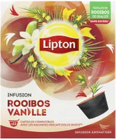 Lipton Infusion Rooibos Vanille 12 Capsules Compatibles Dolce Gusto®