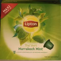 Lipton Thé Vert Menthe Intense 20 Capsules