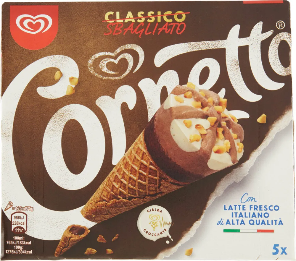 Algida classico sbagliato