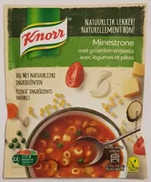 Minestrone avec légumes et pâtes