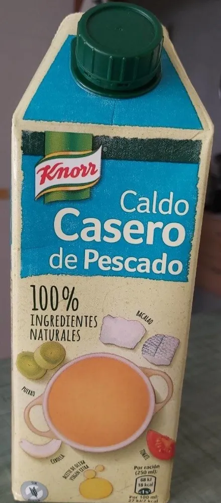 Caldo casero de pescado