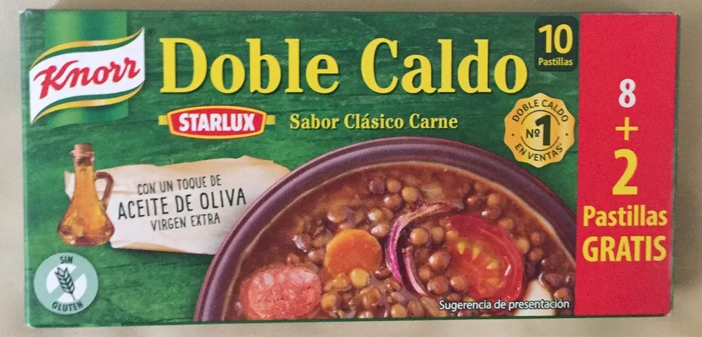 Doble caldo carne