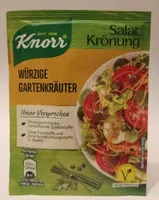 Salatkrönung Gartenkräuter