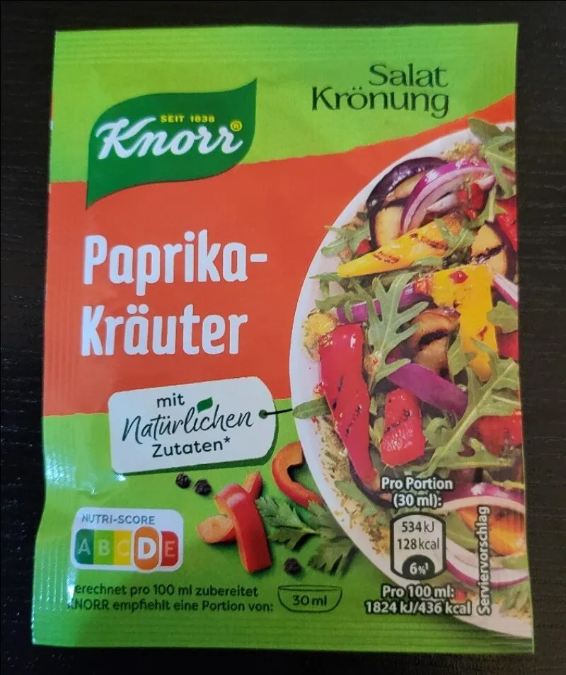 Salatkrönung Paprika-Kräuter