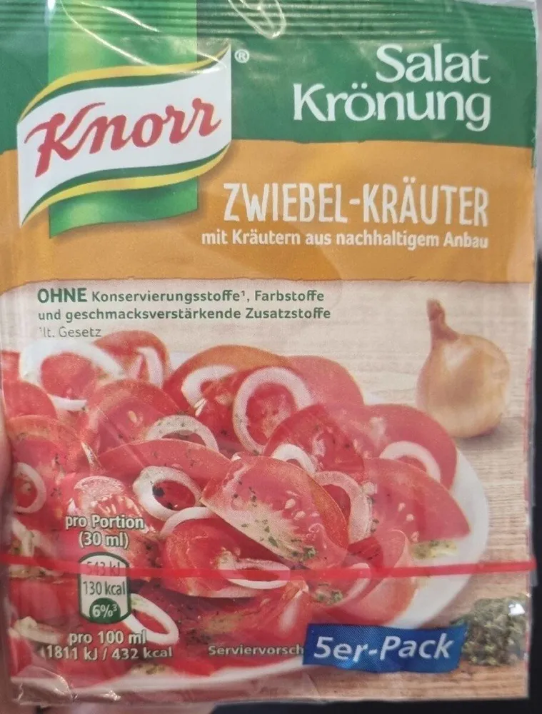 Salat Krönung Zwiebel-Kräuter