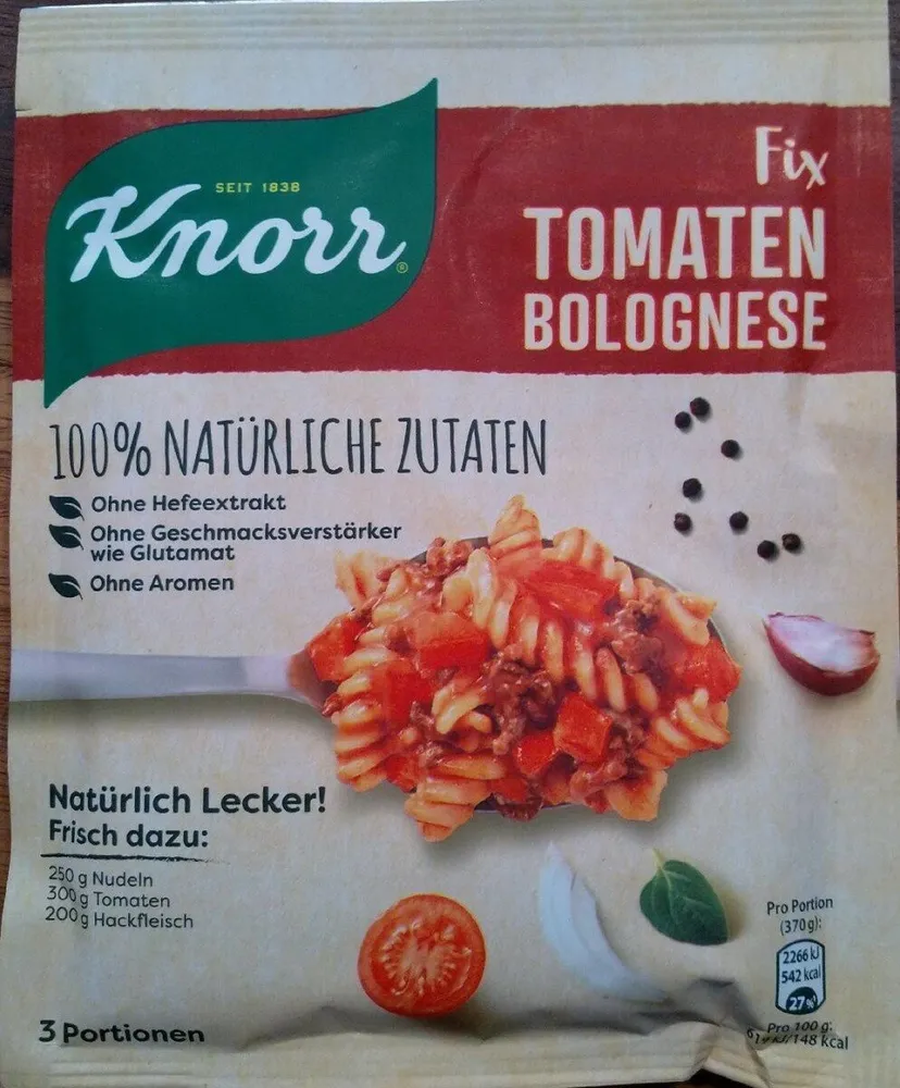 Fix Tomaten Bolognese