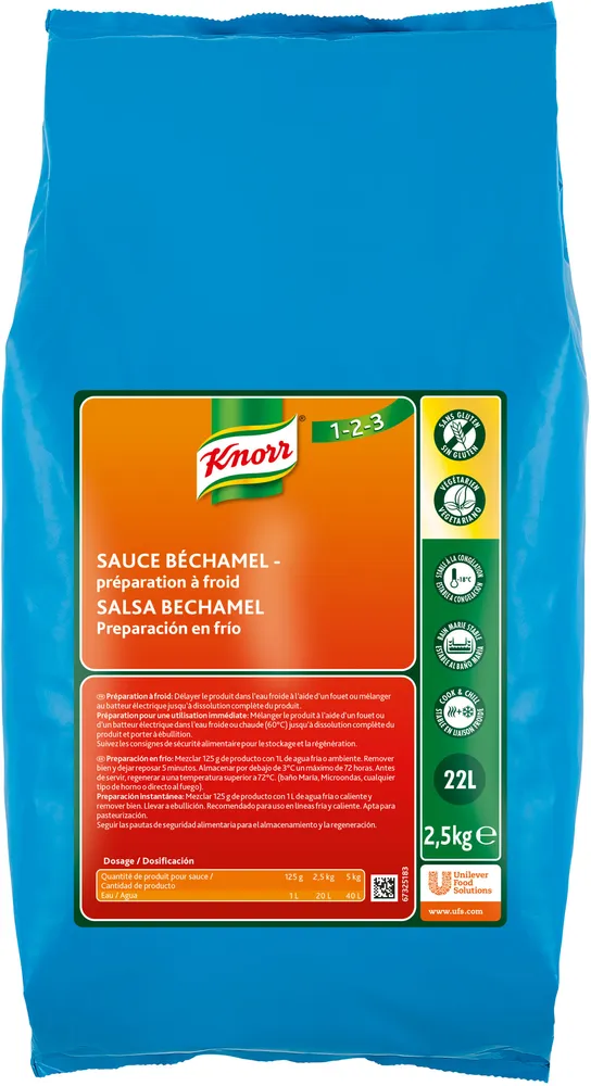 Knorr Sauce Béchamel préparation à froid 2,5kg