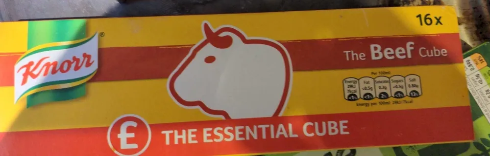 Beef stock cube
