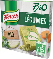 KNORR Bio Bouillon Saveur Légumes 6 Tablettes 60g